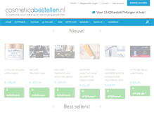 Tablet Screenshot of cosmeticabestellen.nl